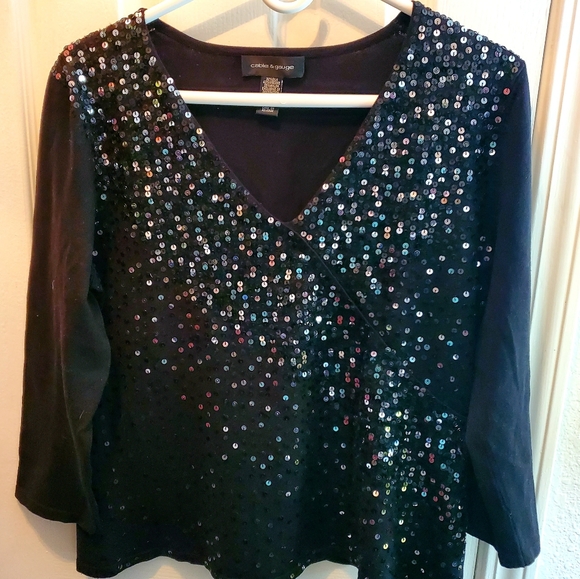 Cable & Gauge Sequenced Silk Sweater - Picture 2 of 7